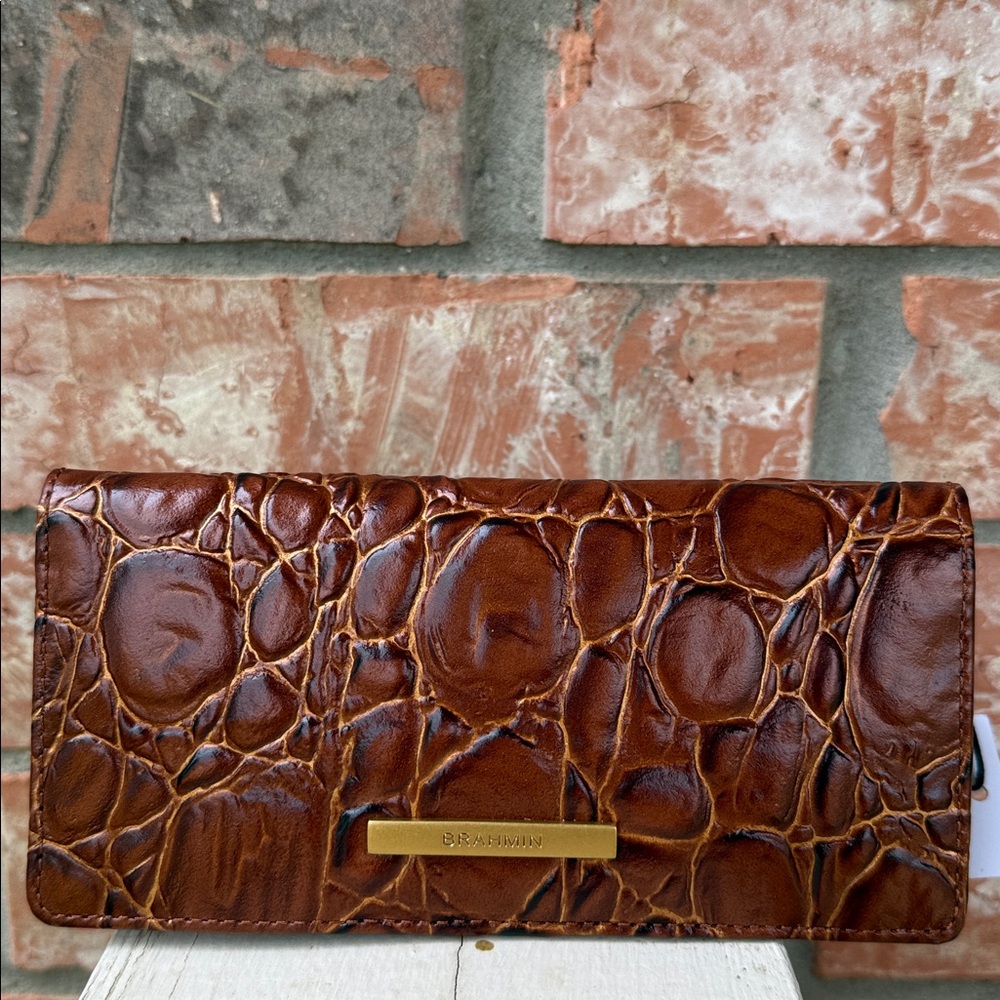 NWT🌺Brahmin Ady Wallet Sparkling Cider Barnard - Picture 9 of 10
